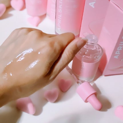 ピンクアロエムチンセラム/APRILSKIN/美容液を使ったクチコミ(4枚目)