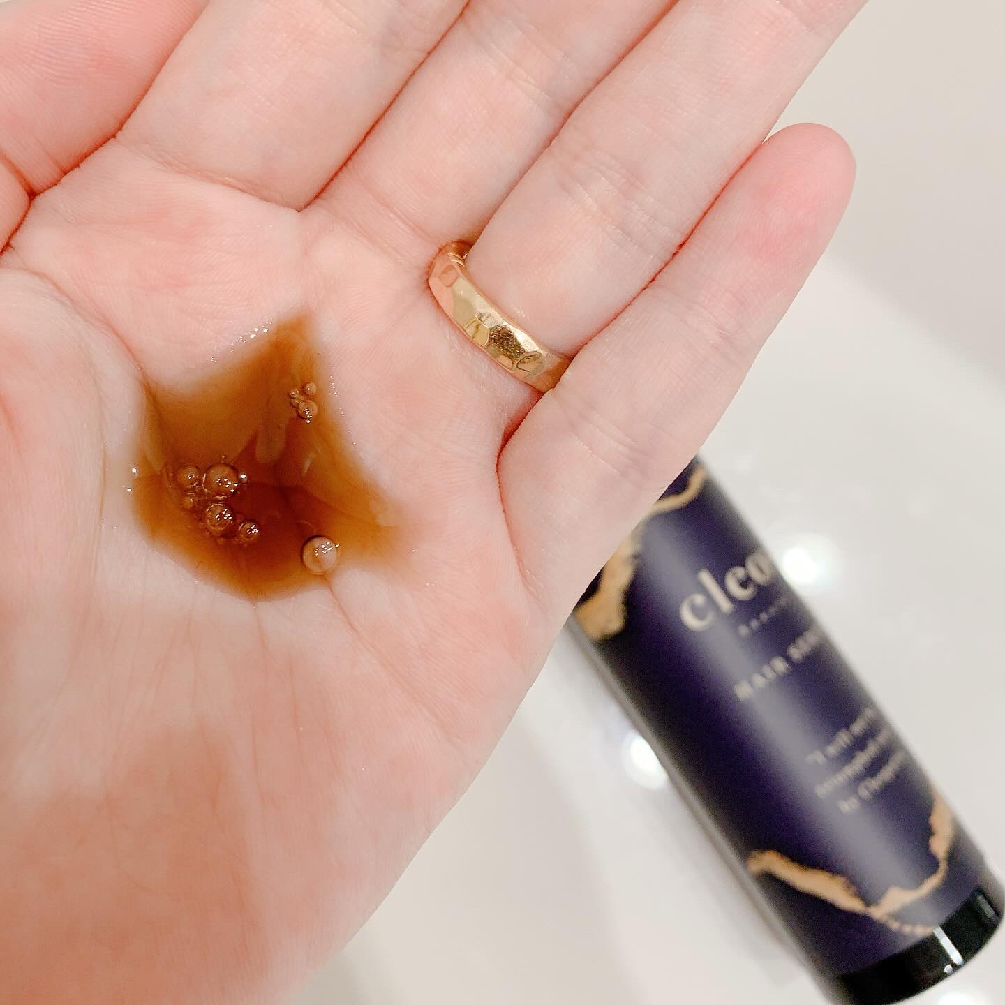 ブースターヘアセラム/Cleo's Beauté/洗い流すヘアトリートメントを使ったクチコミ（2枚目）