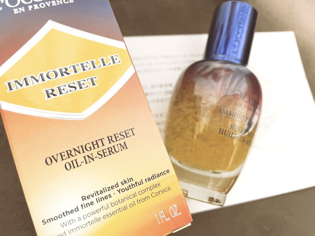 イモーテル オーバーナイトリセットセラム/L'OCCITANE/美容液を使ったクチコミ（1枚目）
