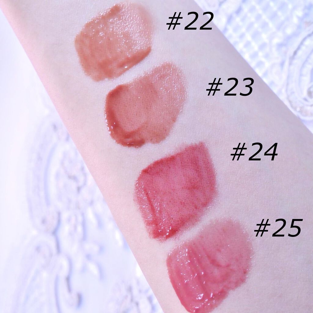 ジューシーラスティングティント/rom&nd/リップティントを使ったクチコミ（2枚目）