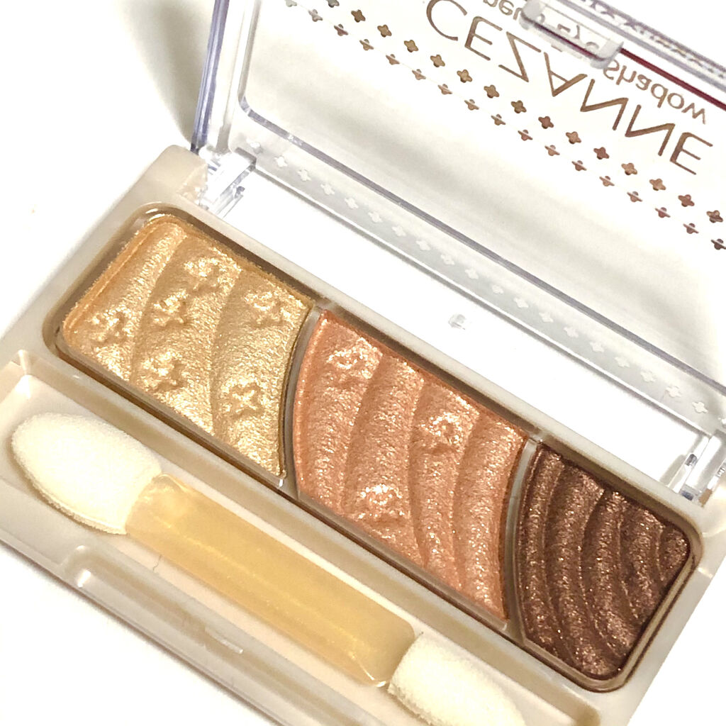 トーンアップアイシャドウ/CEZANNE/アイシャドウパレットを使ったクチコミ（3枚目）