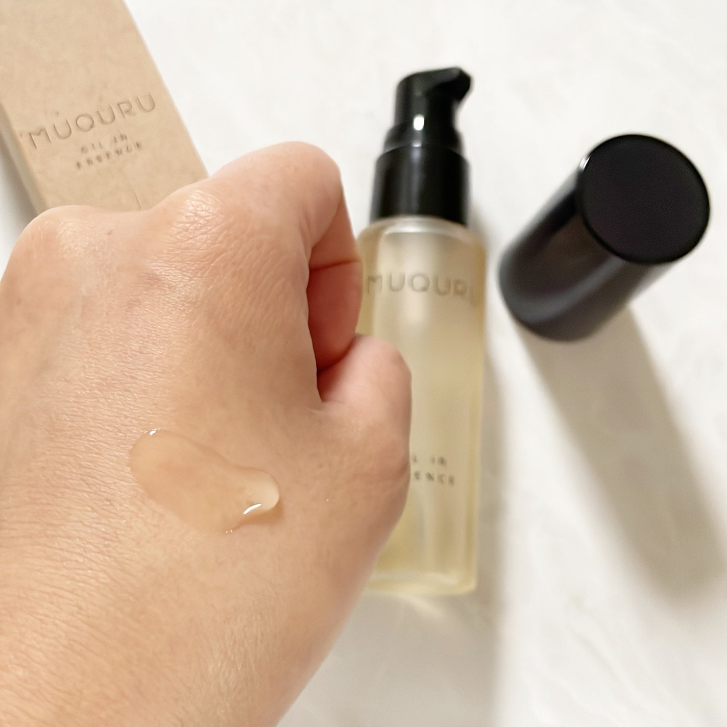 オイルインエッセンス/MUQURU/ブースター・導入液を使ったクチコミ(3枚目)