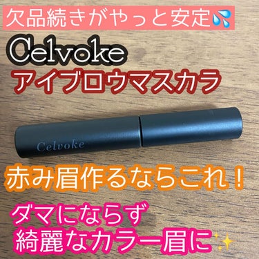 インディケイト アイブロウマスカラ/Celvoke/眉マスカラを使ったクチコミ（1枚目）