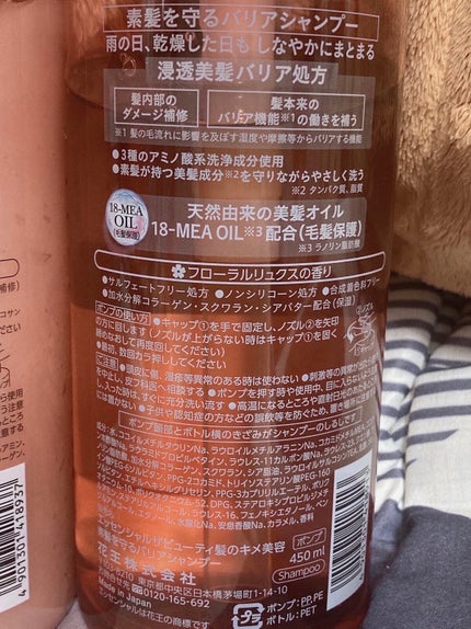 ザビューティ 髪のキメ美容素髪を守る バリアシャンプー/コンディショナー/エッセンシャル/シャンプー・コンディショナーを使ったクチコミ(2枚目)