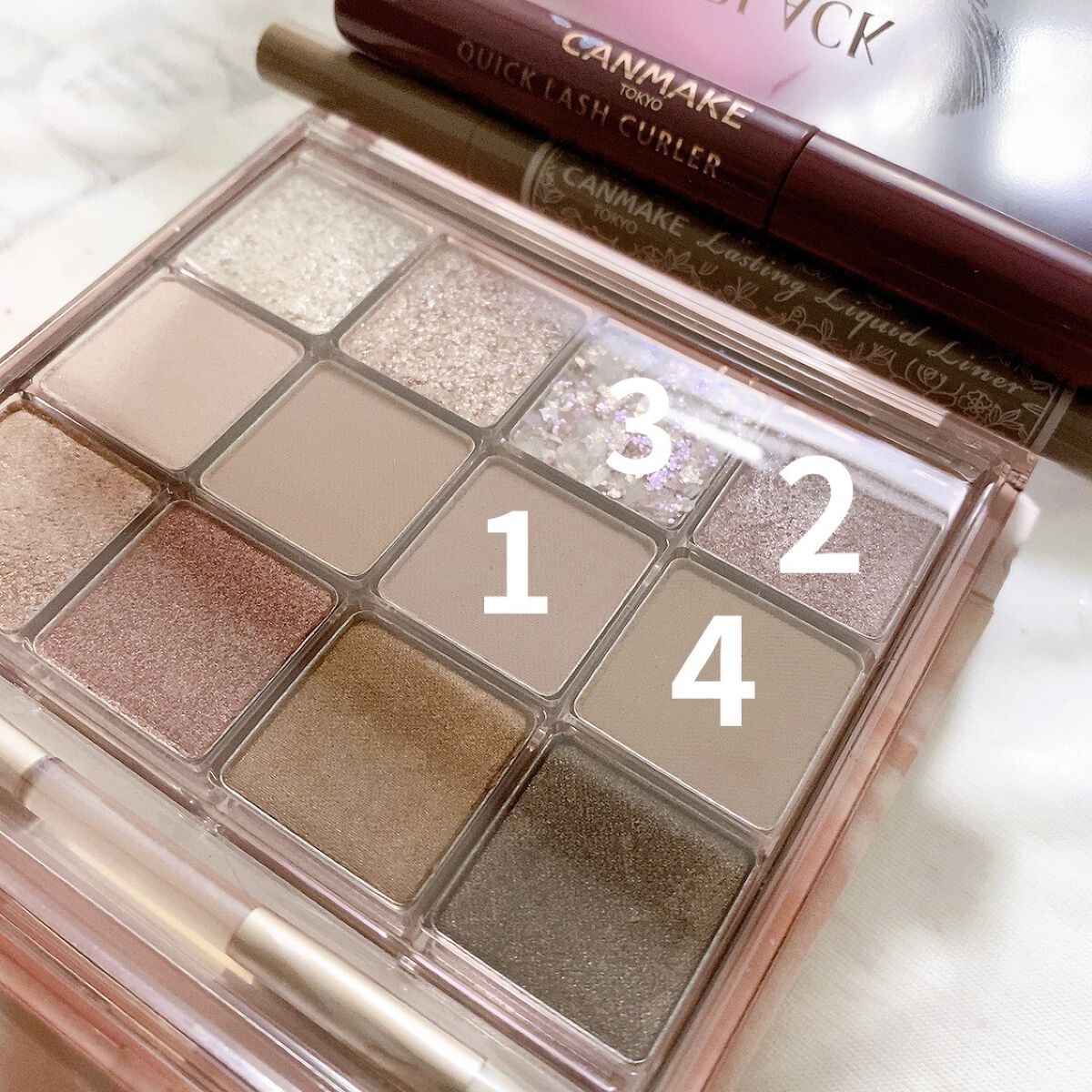 クイックラッシュカーラー/キャンメイク/マスカラ下地を使ったクチコミ（2枚目）