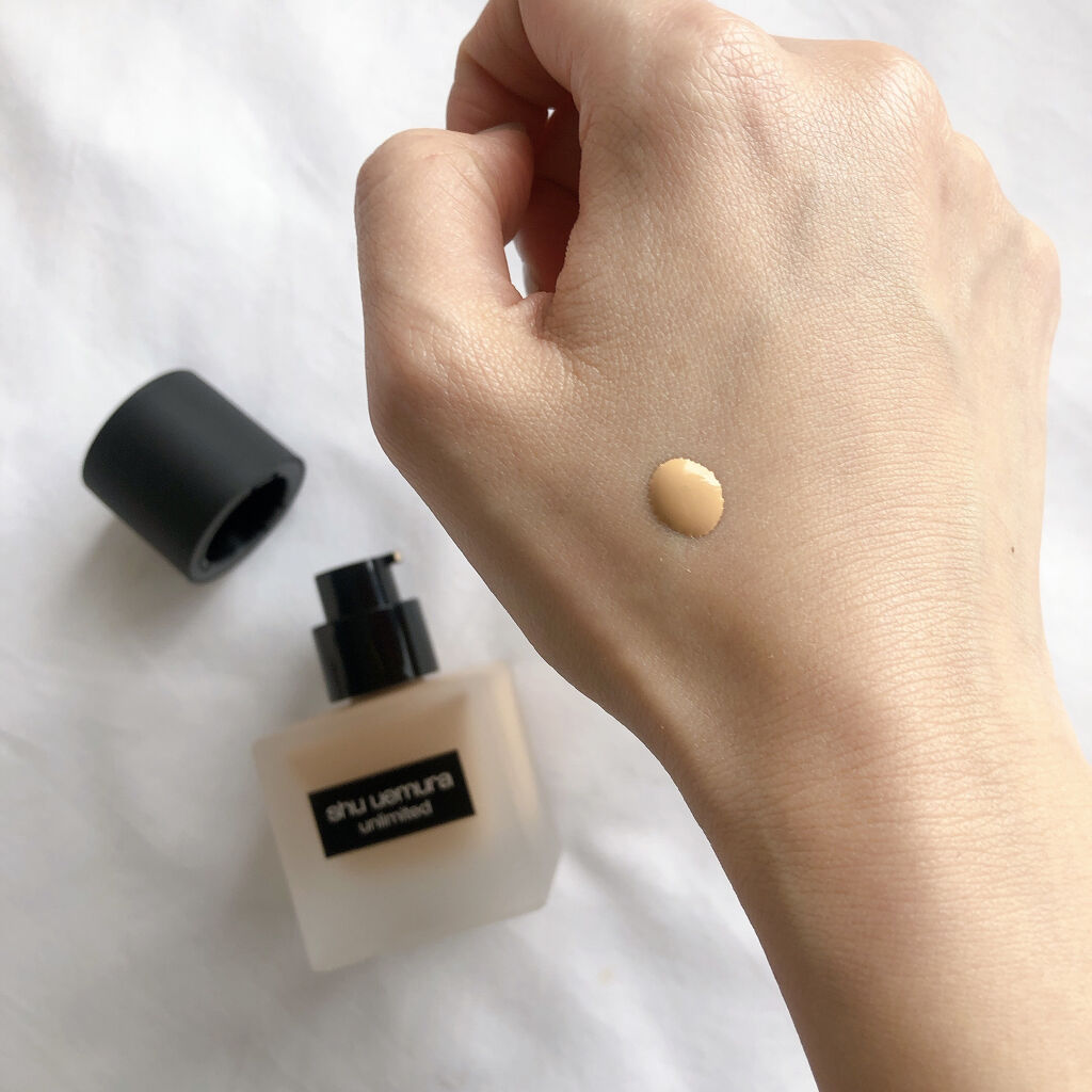 （旧）アンリミテッド ラスティング フルイド/shu uemura/リキッドファンデーションを使ったクチコミ（2枚目）