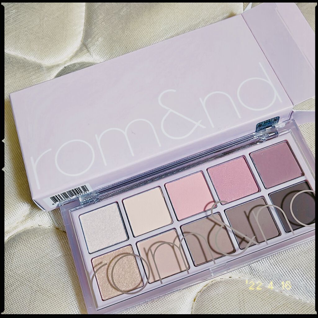 ベターザンパレット/rom&nd/アイシャドウパレットを使ったクチコミ（1枚目）