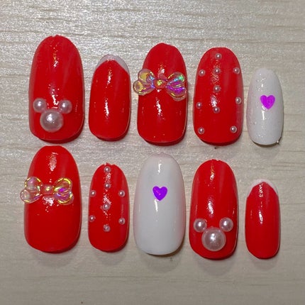 ネイルパーツ/セリア/ネイルチップ・パーツを使ったクチコミ(2枚目)