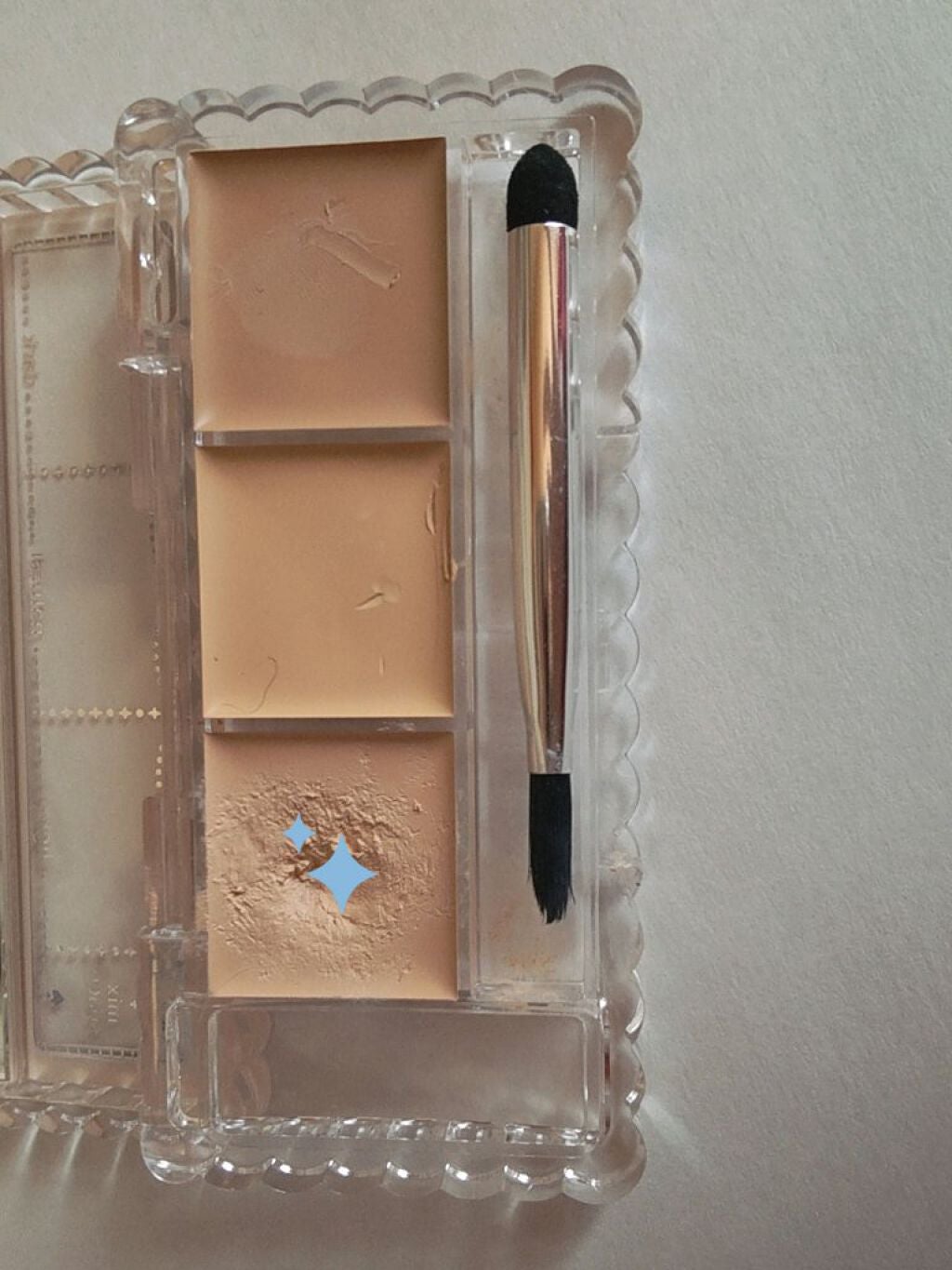 カラーミキシングコンシーラー/キャンメイク/パレットコンシーラーを使ったクチコミ(2枚目)