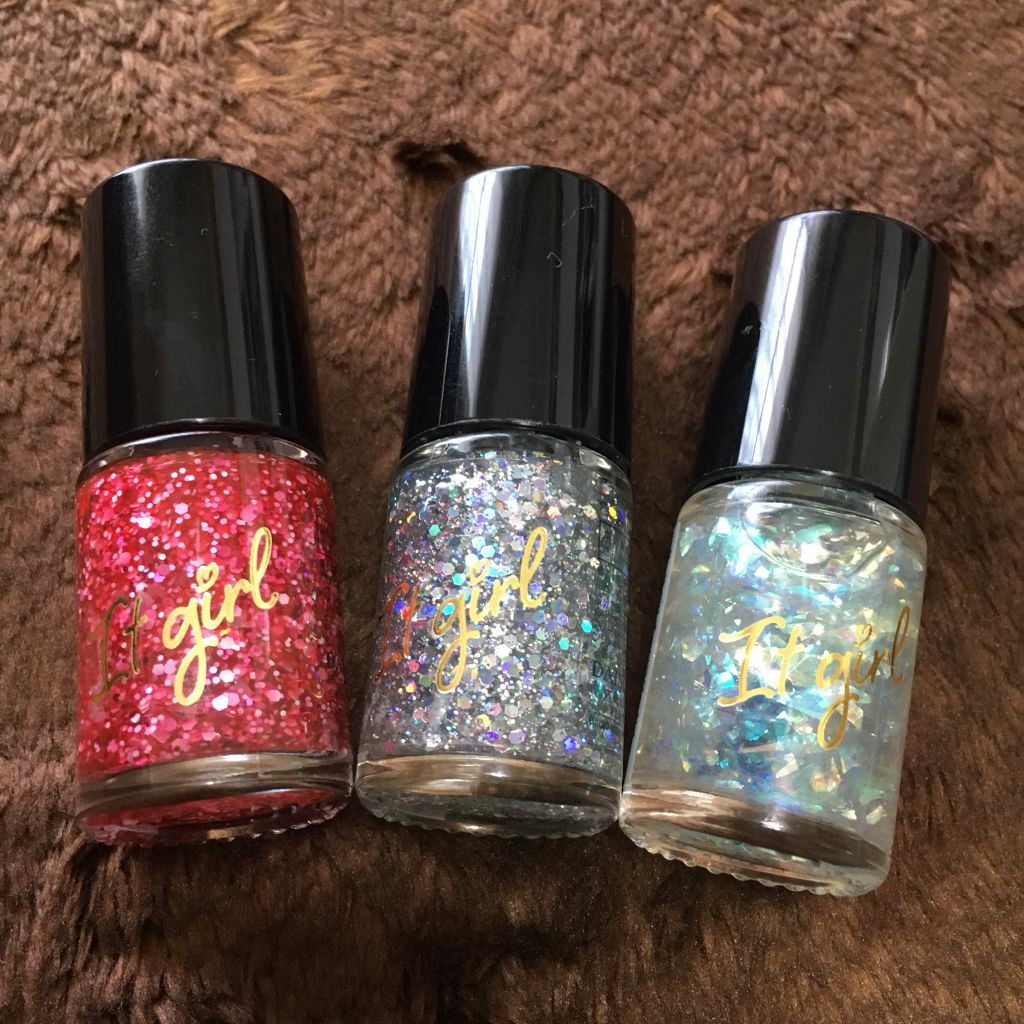 ITGグリッターネイル/DAISO/マニキュアを使ったクチコミ(1枚目)