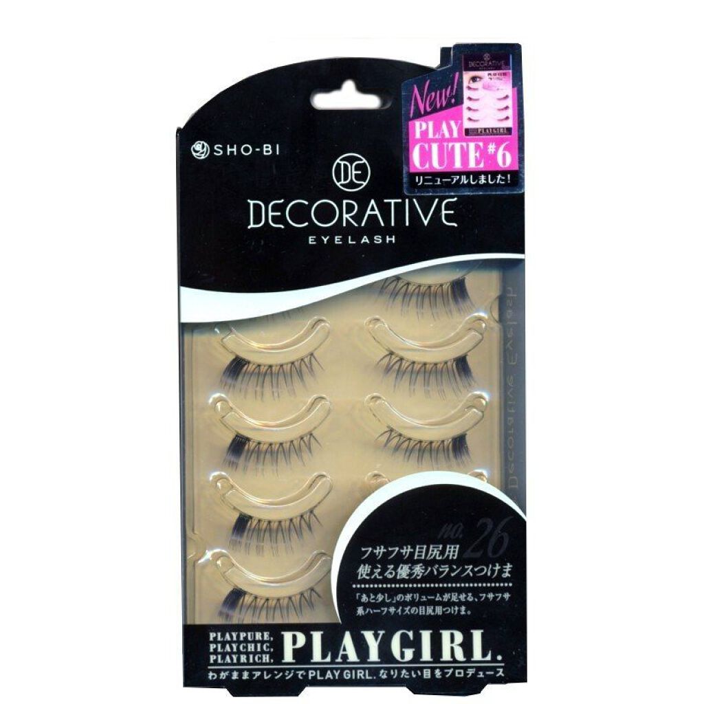 試してみた】PLAY GIRL Decorative Eyelashのリアルな口コミ・レビュー