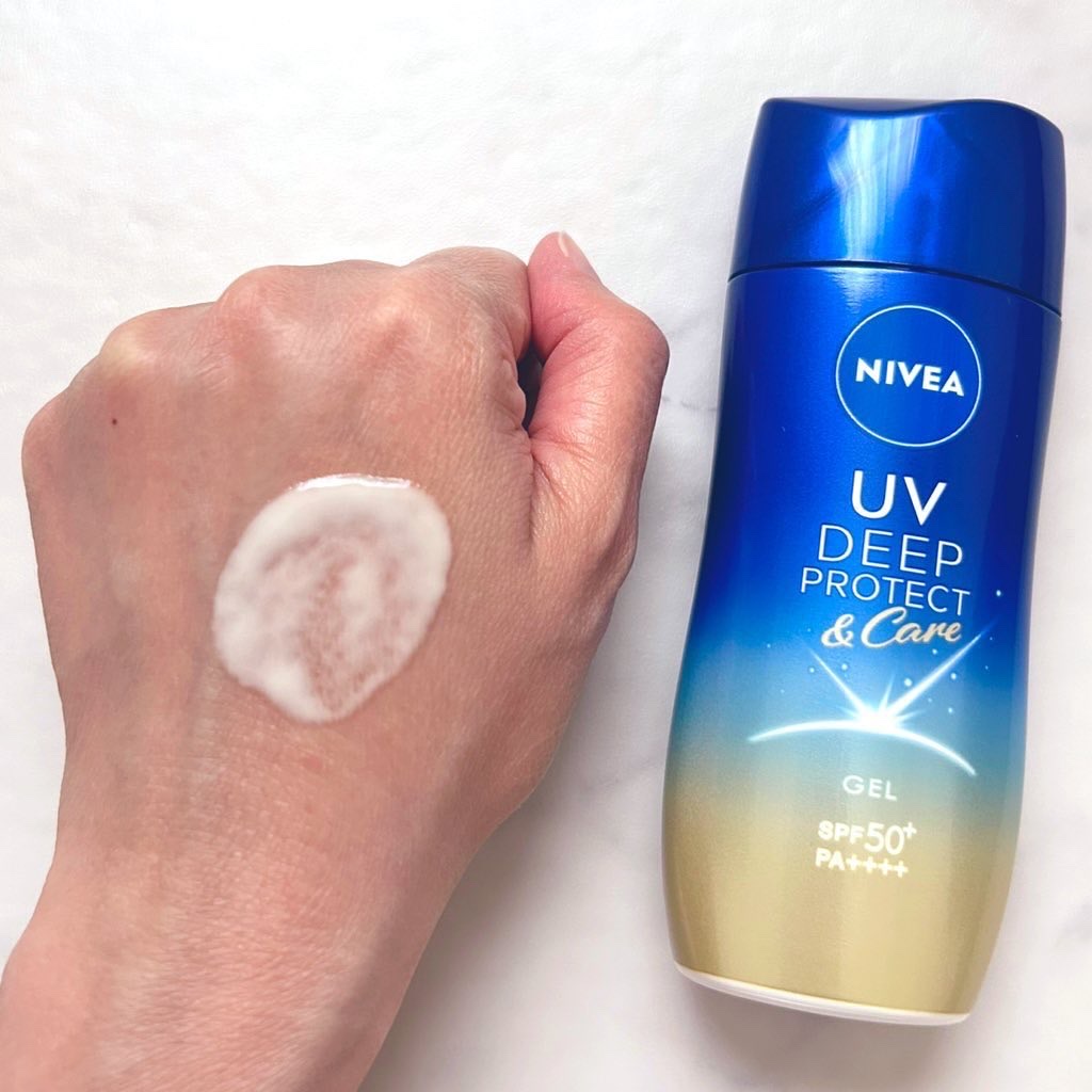 ニベアUV ディープ プロテクト＆ケア ジェル/ニベア/日焼け止めジェルを使ったクチコミ（3枚目）