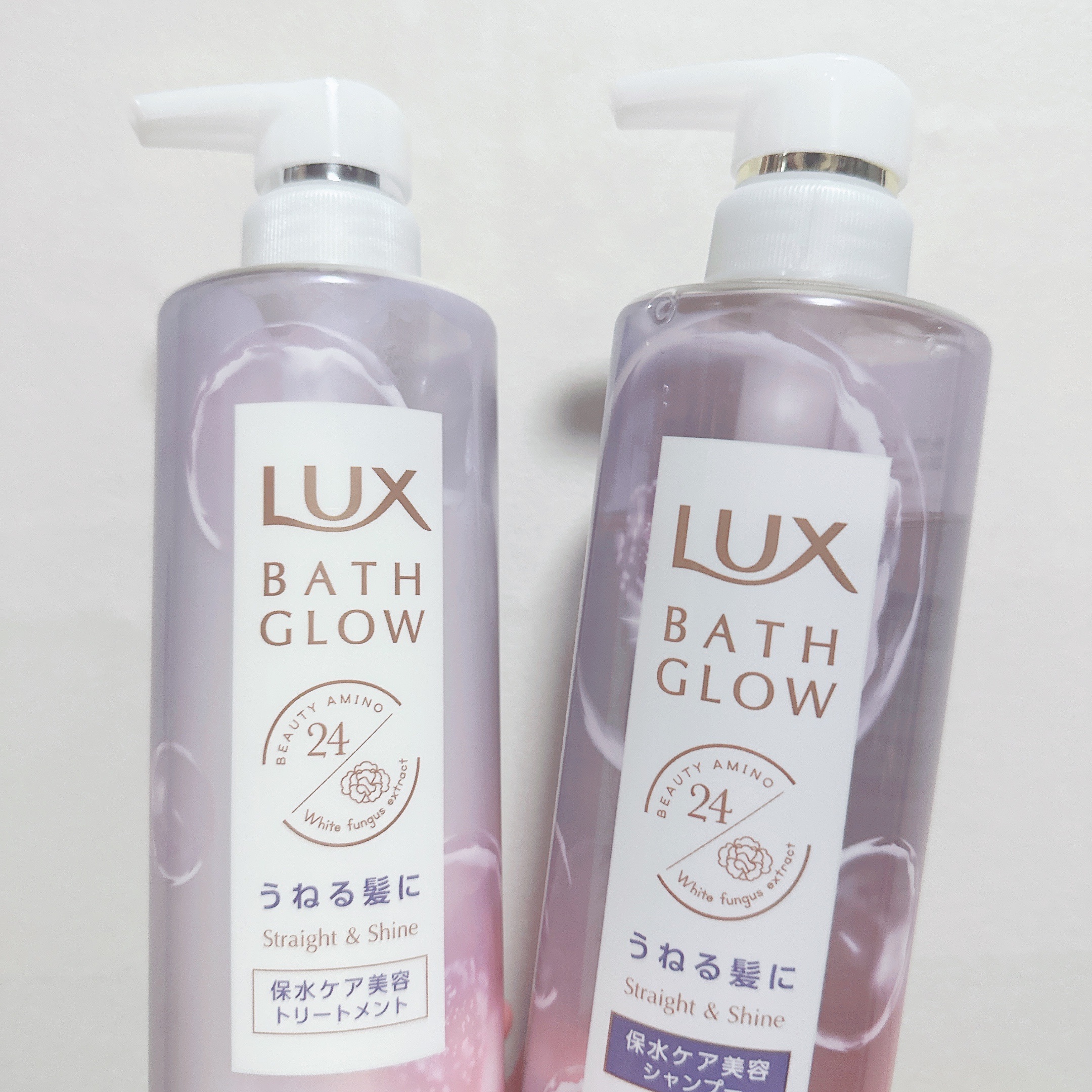 バスグロウ ストレート&シャイン シャンプー/トリートメント/LUX/市販シャンプーを使ったクチコミ（1枚目）