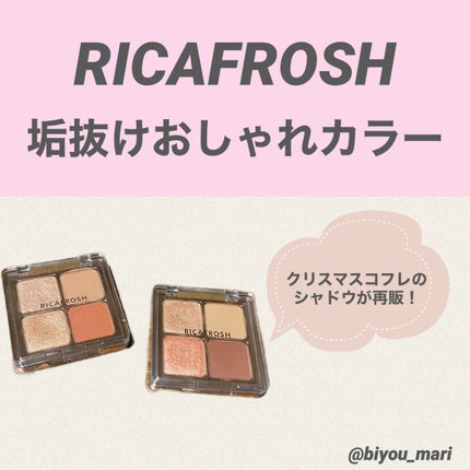 ラグトーマスパレット/RICAFROSH/アイシャドウパレットを使ったクチコミ(1枚目)