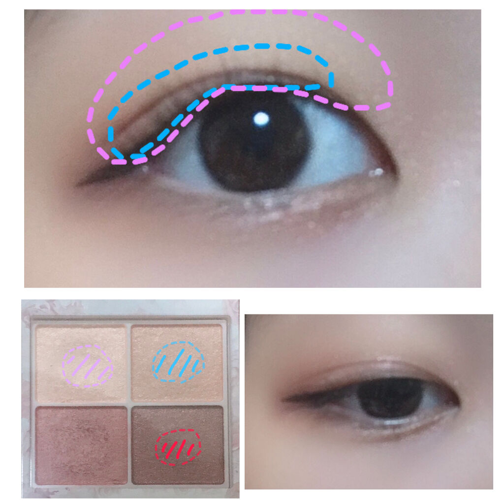 シルキースフレアイズ/キャンメイク/アイシャドウパレットを使ったクチコミ（2枚目）