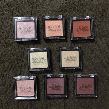 UR GLAM　POWDER EYESHADOW ブライトオレンジ〈オーロラパール〉/U R GLAM/シングルアイシャドウを使ったクチコミ（1枚目）