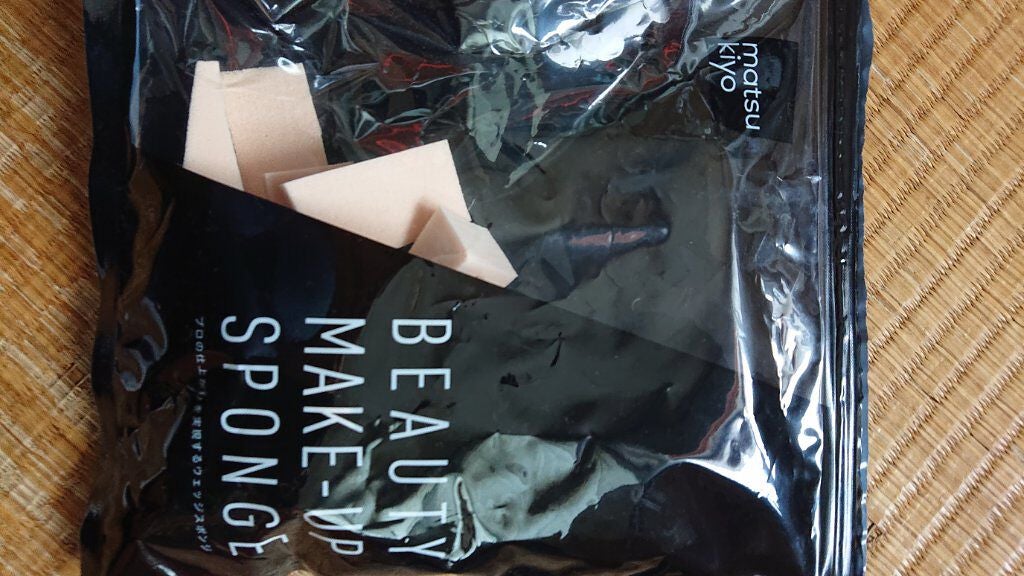 matsukiyo メイクアップスポンジ ウェッジ型/matsukiyo/パフ・スポンジを使ったクチコミ(1枚目)