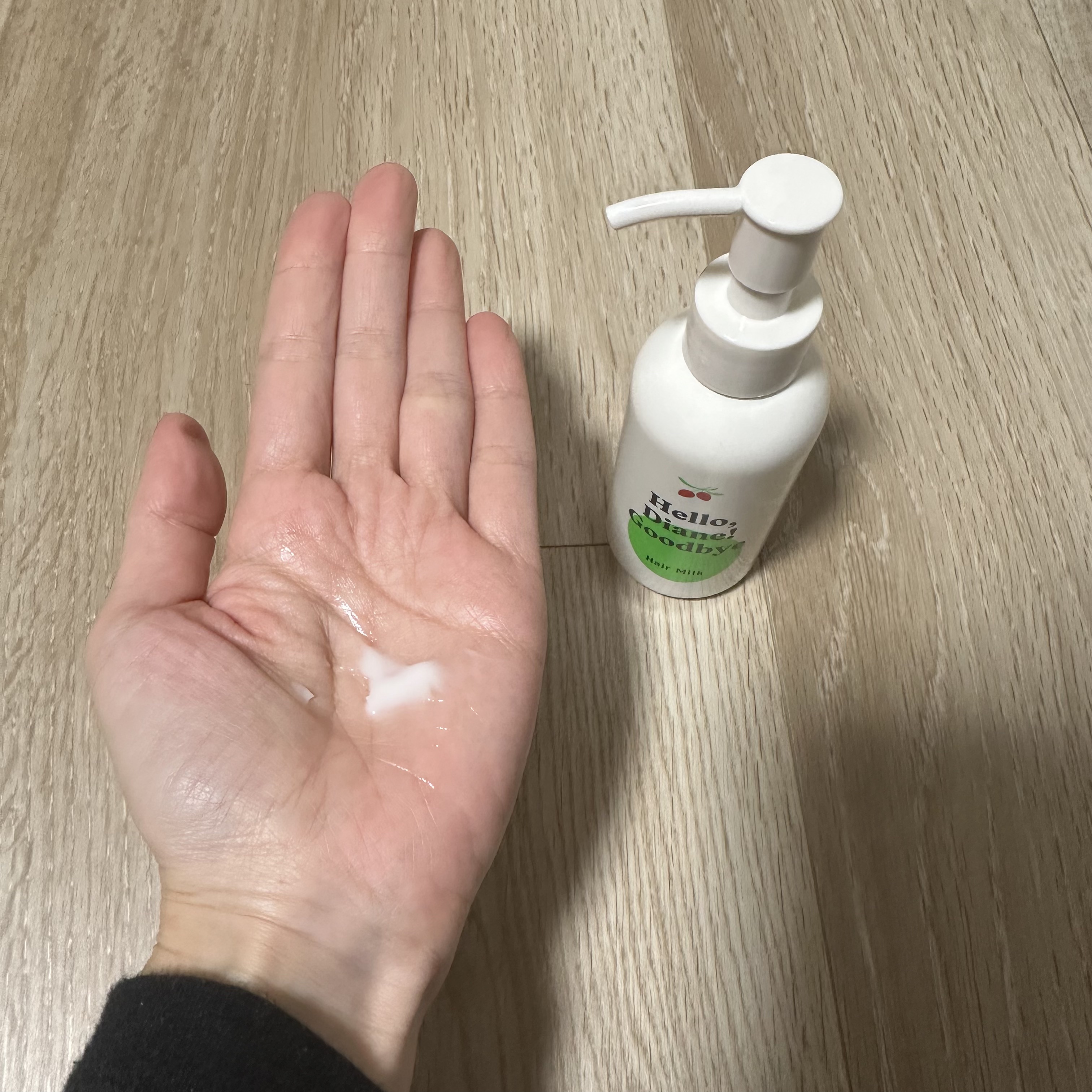 ハローダイアン グッバイ ダメージ補修ヘアミルク/ダイアン/ヘアミルクを使ったクチコミ（2枚目）