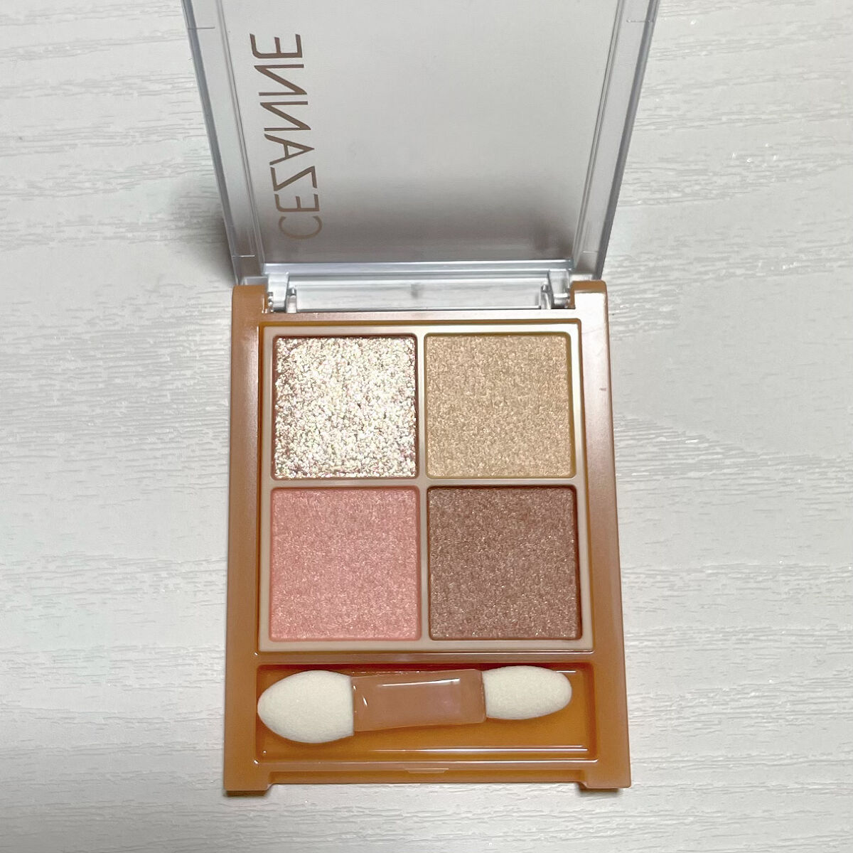 ベージュトーンアイシャドウ/CEZANNE/アイシャドウパレットを使ったクチコミ（2枚目）