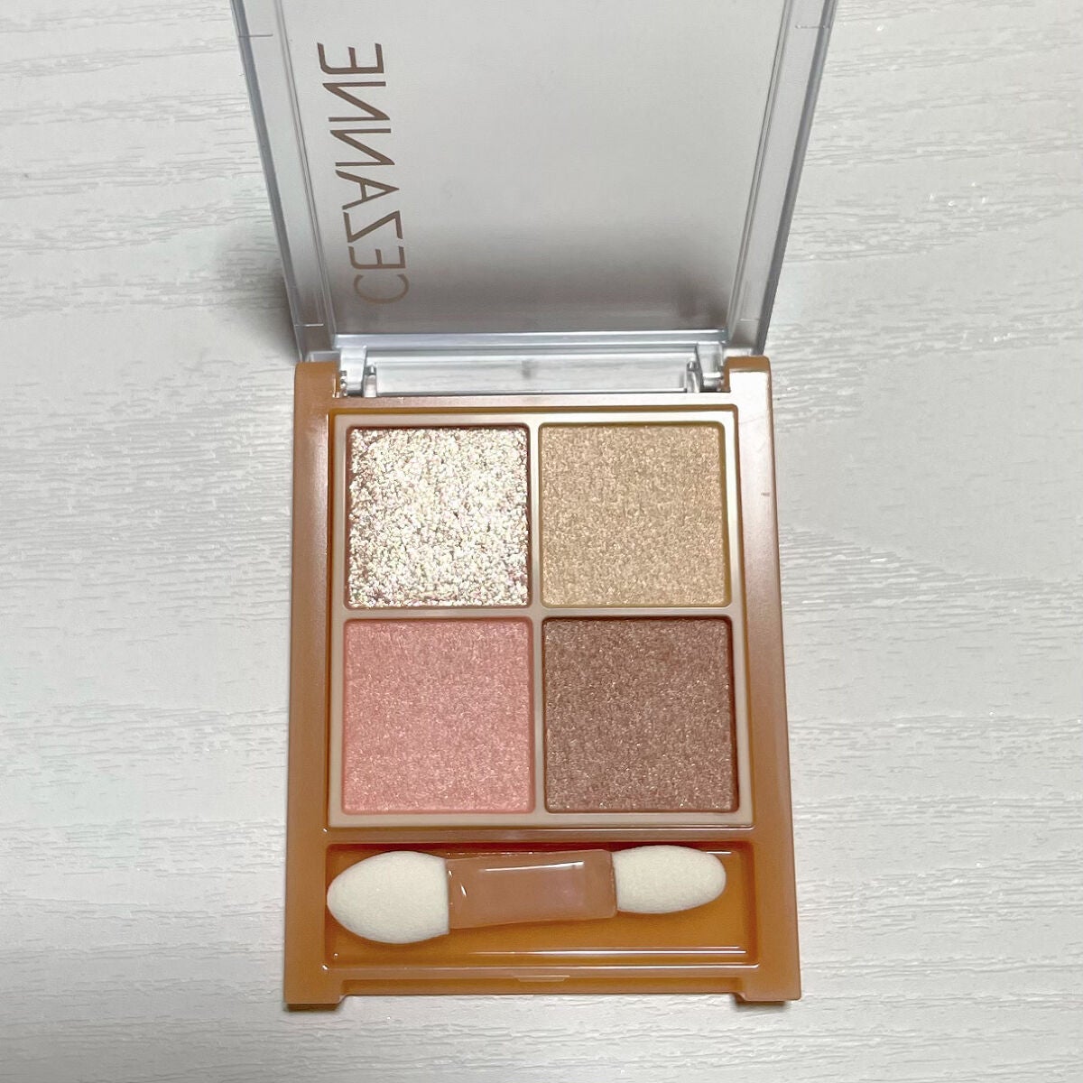 ベージュトーンアイシャドウ/CEZANNE/アイシャドウパレットを使ったクチコミ(2枚目)