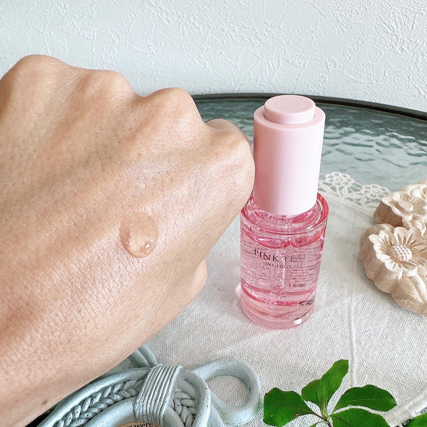 ピンクティーツリーシナジーセラム/APLIN/美容液を使ったクチコミ(6枚目)