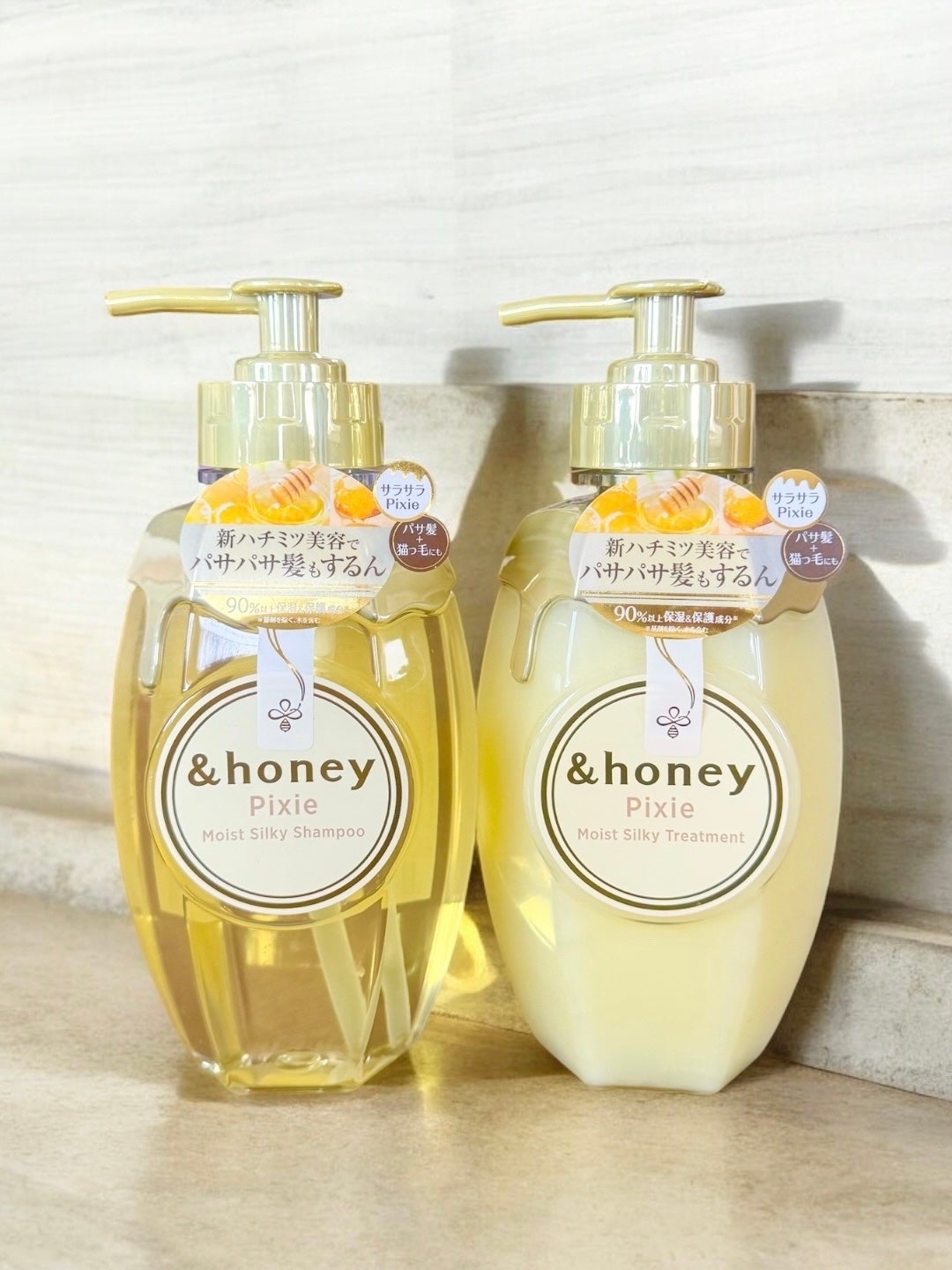 アンドハニー ピクシー モイストシルキー シャンプー1.0/ヘアトリートメント2.0/&honey/市販シャンプーを使ったクチコミ(1枚目)