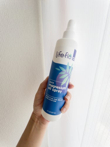 Life-flo ピュア マグネシウム オイルのクチコミ「肩こりや浮腫みが楽に🦢
────────────
Life-flo
ピュア マグネシウム オイ.....」（1枚目）