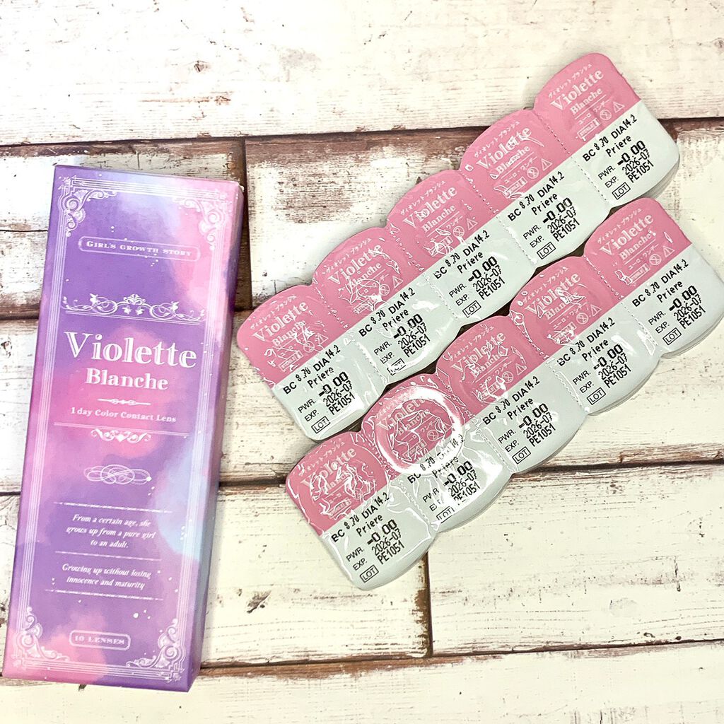 ヴィオレットブランシュ/ヴァイオレットブランシュ/カラーコンタクトレンズを使ったクチコミ（2枚目）