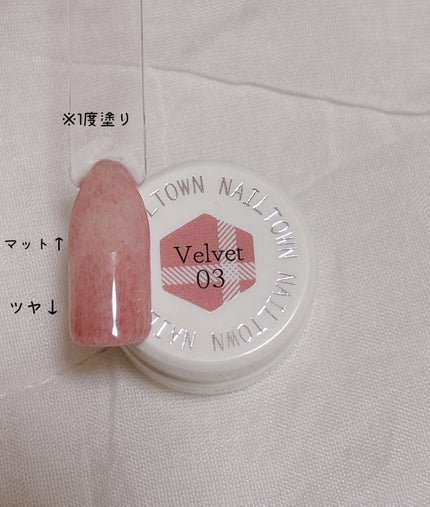 ベルベット ジェル ライトグレー/NAILTOWN/ジェルネイルの画像