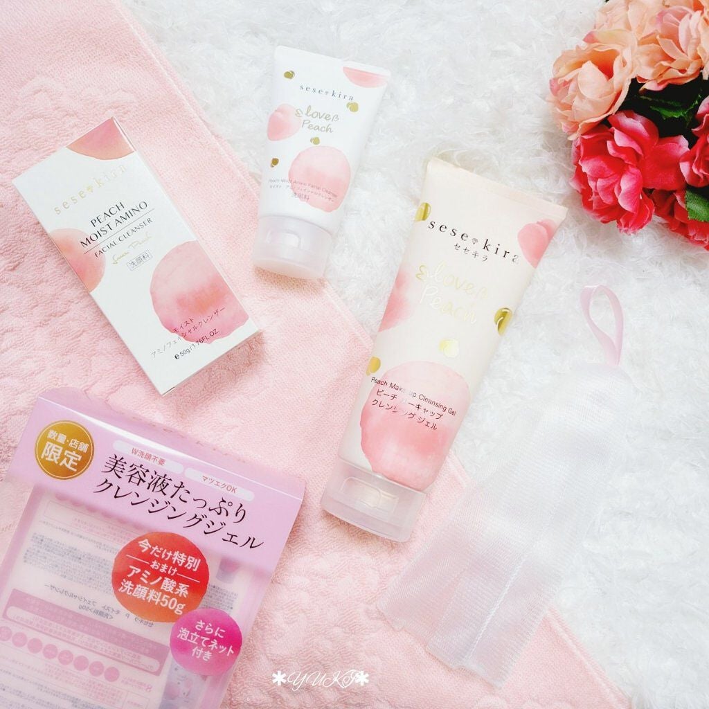 ピーチ モイスト アミノ フェイシャル クレンザー/セセキラ /洗顔フォームを使ったクチコミ(1枚目)