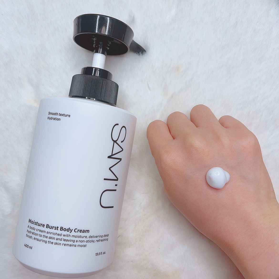 モイスチャーバーストボディクリーム/SAM'U/ボディクリームを使ったクチコミ（2枚目）