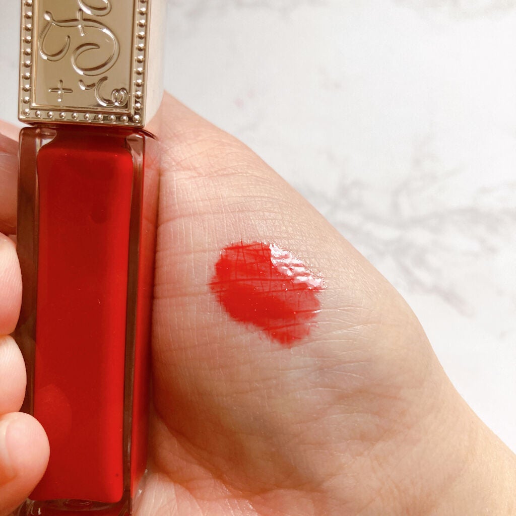 ウォータリーセラムルージュ/フォーチュン/口紅を使ったクチコミ(2枚目)