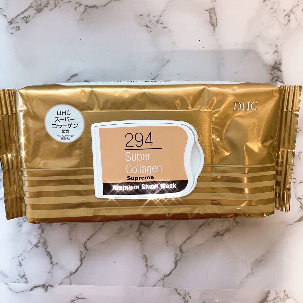 スーパーコラーゲン スプリーム プレミアム シートマスク/DHC/シートマスク・パックを使ったクチコミ（1枚目）
