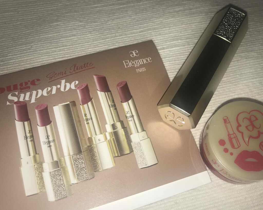 ルージュ シュペルブ セミマット/Elégance/口紅を使ったクチコミ(2枚目)