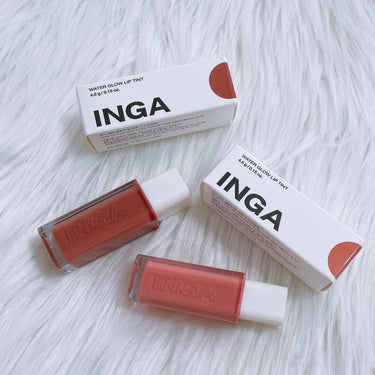 Water Glow Lip Tint/INGA/口紅を使ったクチコミ（4枚目）
