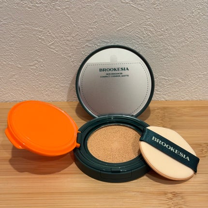 スキンエンハンサー コンパクト クッション (マット)/BROOKESIA/クッションファンデーションを使ったクチコミ(2枚目)