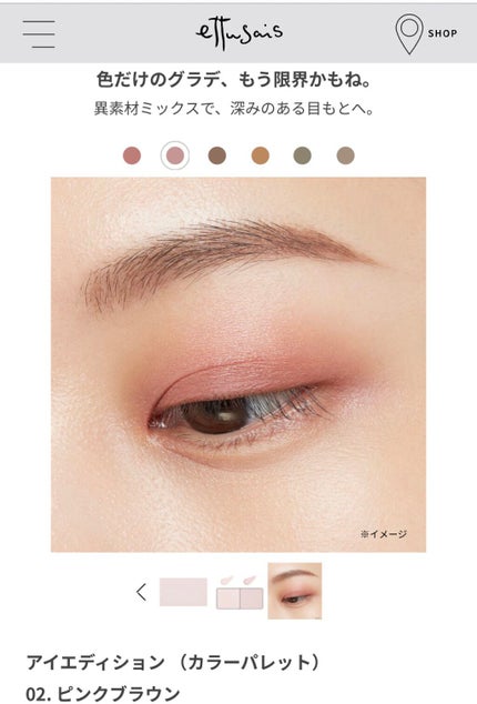 エテュセ アイエディション(カラーパレット)/ettusais/アイシャドウパレットを使ったクチコミ(5枚目)