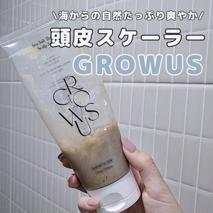 シーソルトセラピースカルプスケーラー/GROWUS/ヘッドスクラブを使ったクチコミ(1枚目)