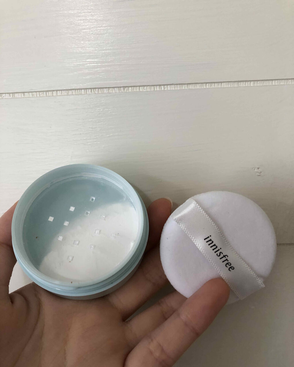 ノーセバム ミネラルパウダー/innisfree/ルースパウダーを使ったクチコミ（2枚目）