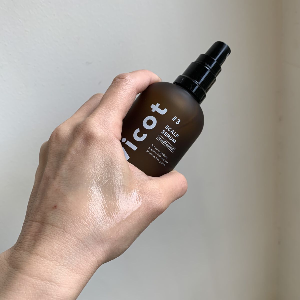 薬用スカルプセラム/wicot/頭皮ローションを使ったクチコミ（2枚目）