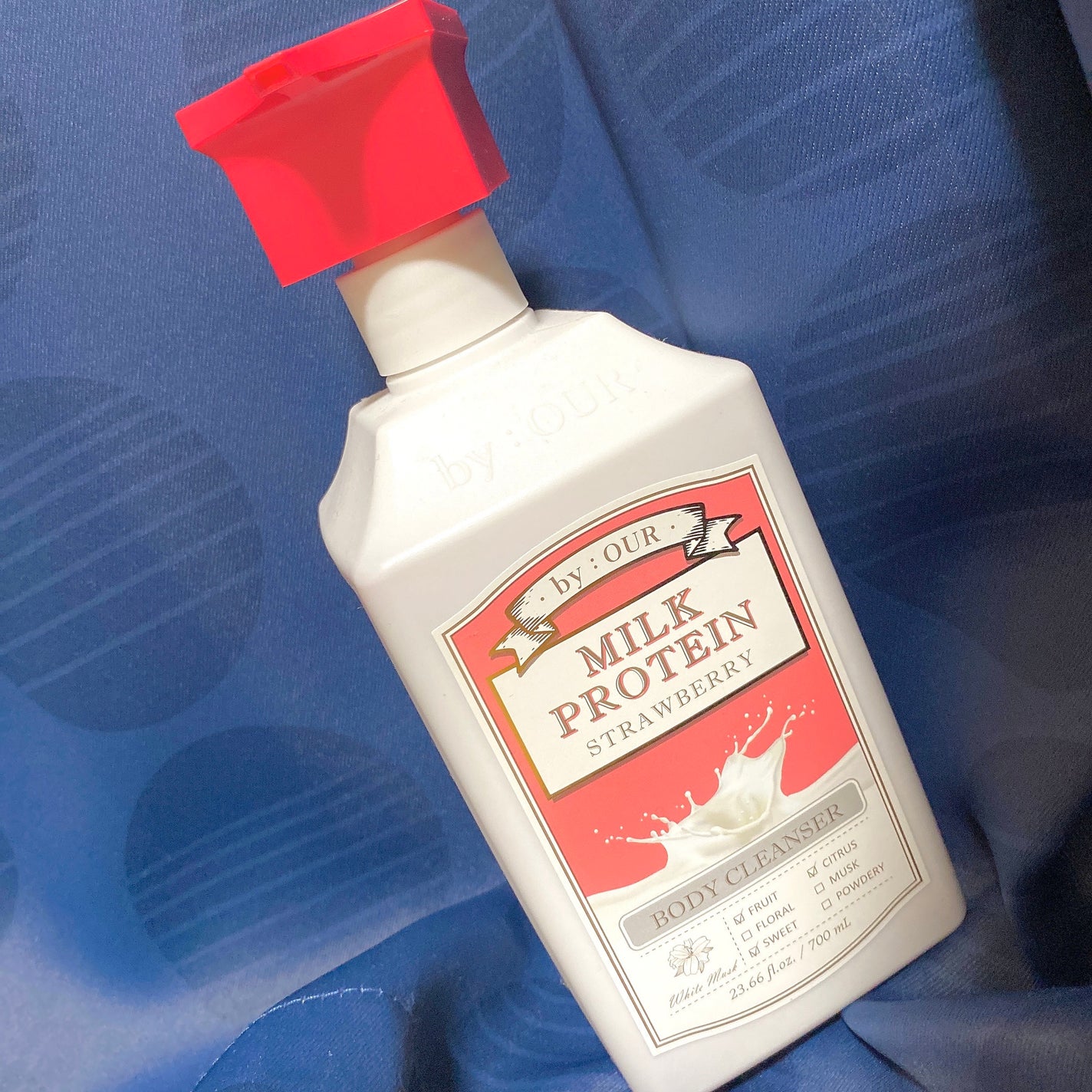 ミルクプロテイン ボディクレンザー ベビーパウダー/by : OUR/ボディソープを使ったクチコミ(2枚目)