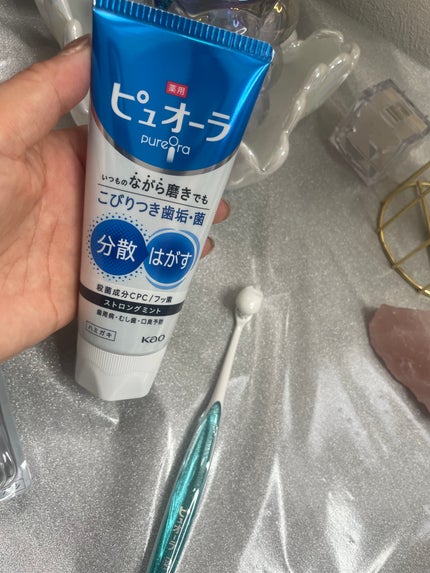 ピュオーラ ハブラシ 薄型コンパクト/ピュオーラ/歯ブラシを使ったクチコミ(4枚目)
