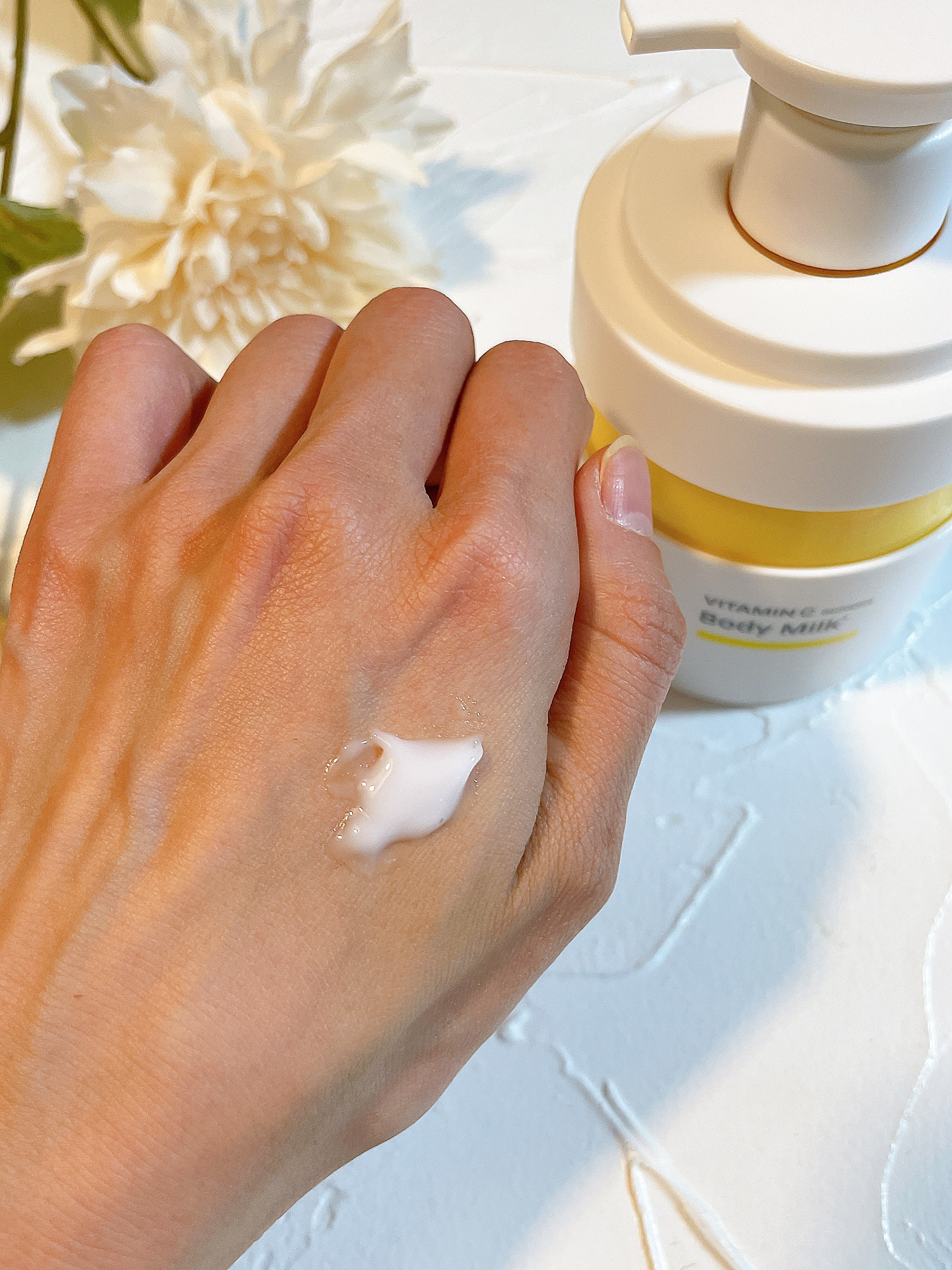 Vクリーミーモイスト ボディミルク/unlabel/ボディミルクを使ったクチコミ（3枚目）