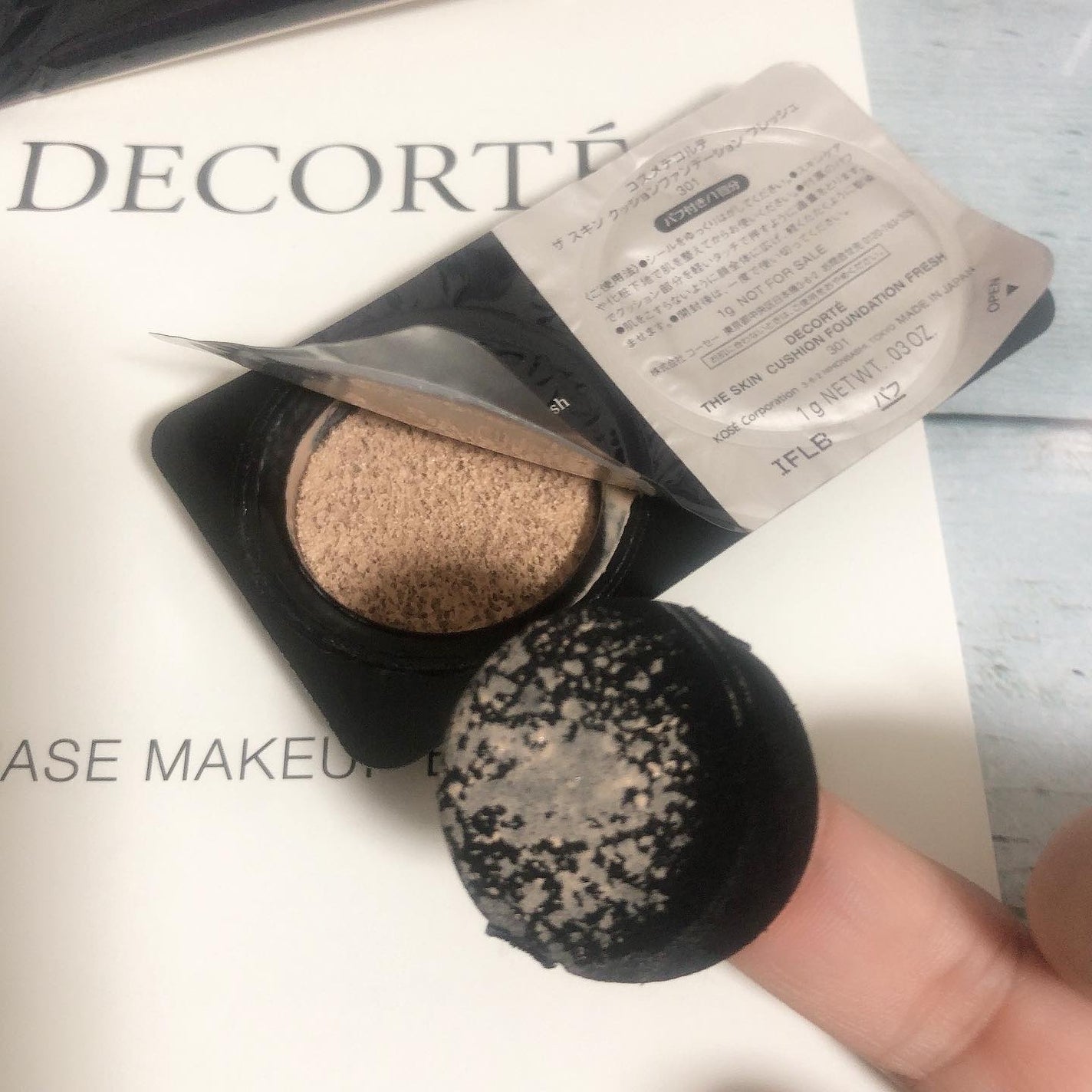 ザ スキン クッションファンデーション フレッシュ/DECORTÉ/クッションファンデーションを使ったクチコミ(3枚目)