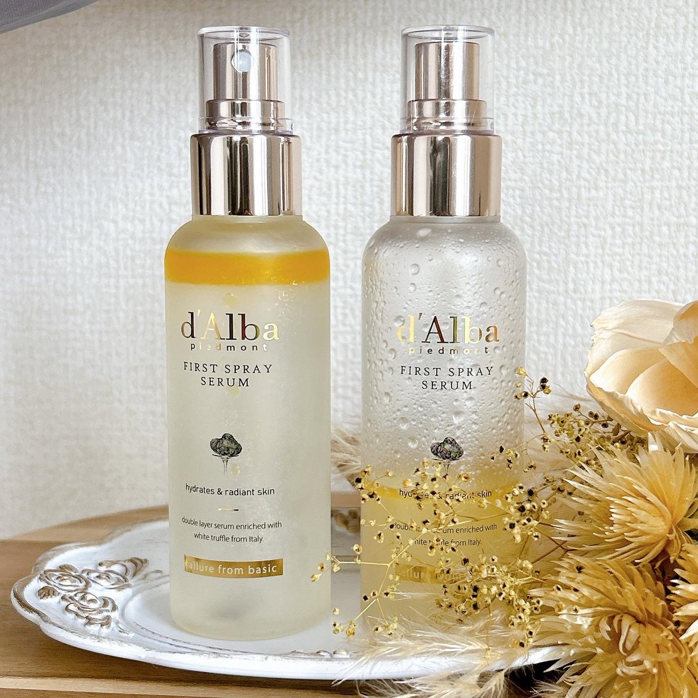 ダルバ ホワイトトリュフファーストスプレーセラム/ダルバ/ミスト状化粧水を使ったクチコミ(2枚目)