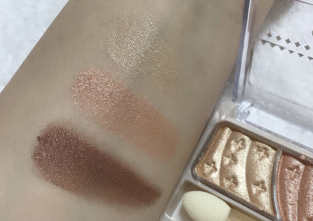 トーンアップアイシャドウ/CEZANNE/アイシャドウパレットを使ったクチコミ（2枚目）