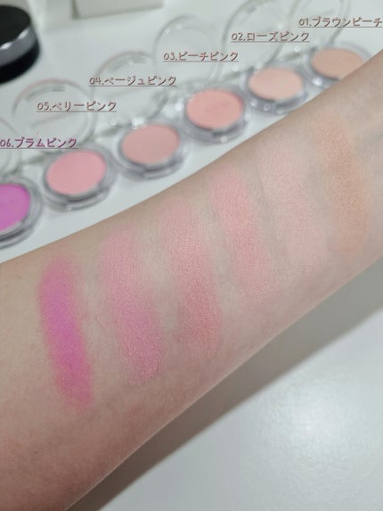 ネーミング フラッフィーパウダーブラッシュ/NAMING./パウダーチークを使ったクチコミ(5枚目)