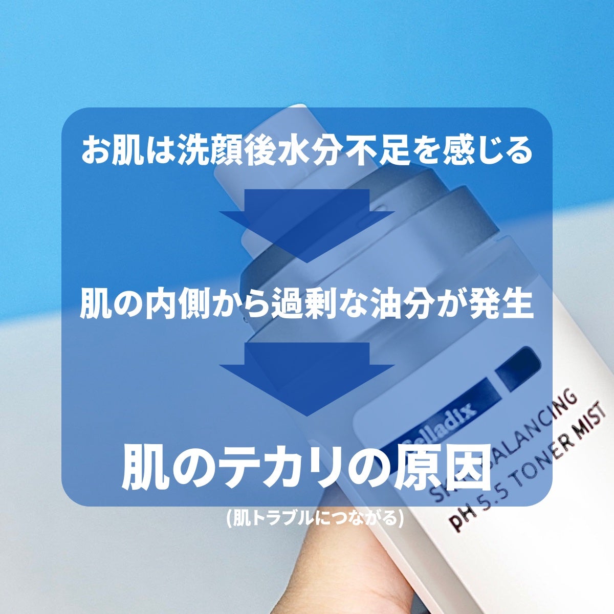 スキンバランシングpH5.5トナーミスト/Celladix/ミスト状化粧水を使ったクチコミ(2枚目)