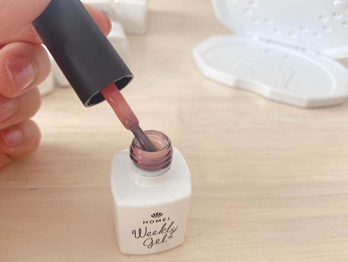 ウィークリージェル/HOMEI/ジェルネイルを使ったクチコミ(3枚目)