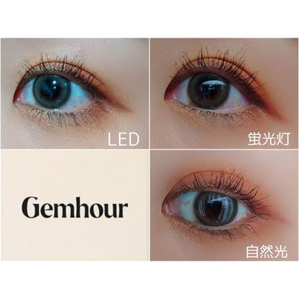 Gemhour/Hapa kristin/カラーコンタクトレンズを使ったクチコミ(3枚目)